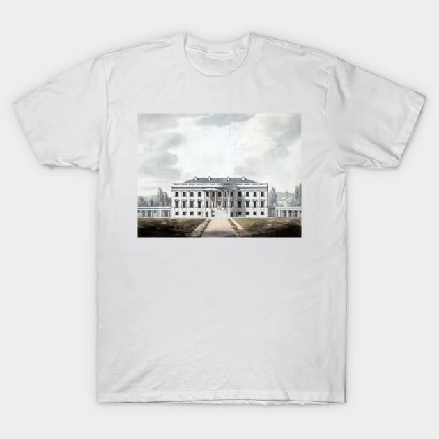 Benjamin Henry Latrobe The White House President's House Washington, D.C. T-Shirt by pdpress